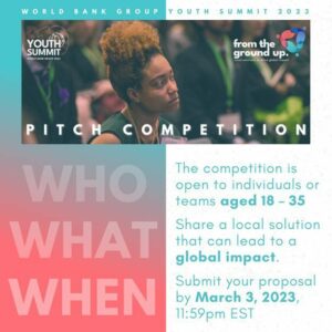 The World Bank Group Youth Summit 2023