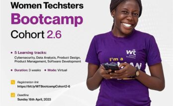 Women Techsters Bootcamp 2023 for African Tech Women