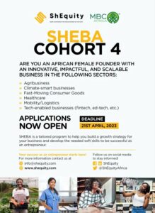 ShEquity Business Accelerator (SHEBA)For African Women 2023