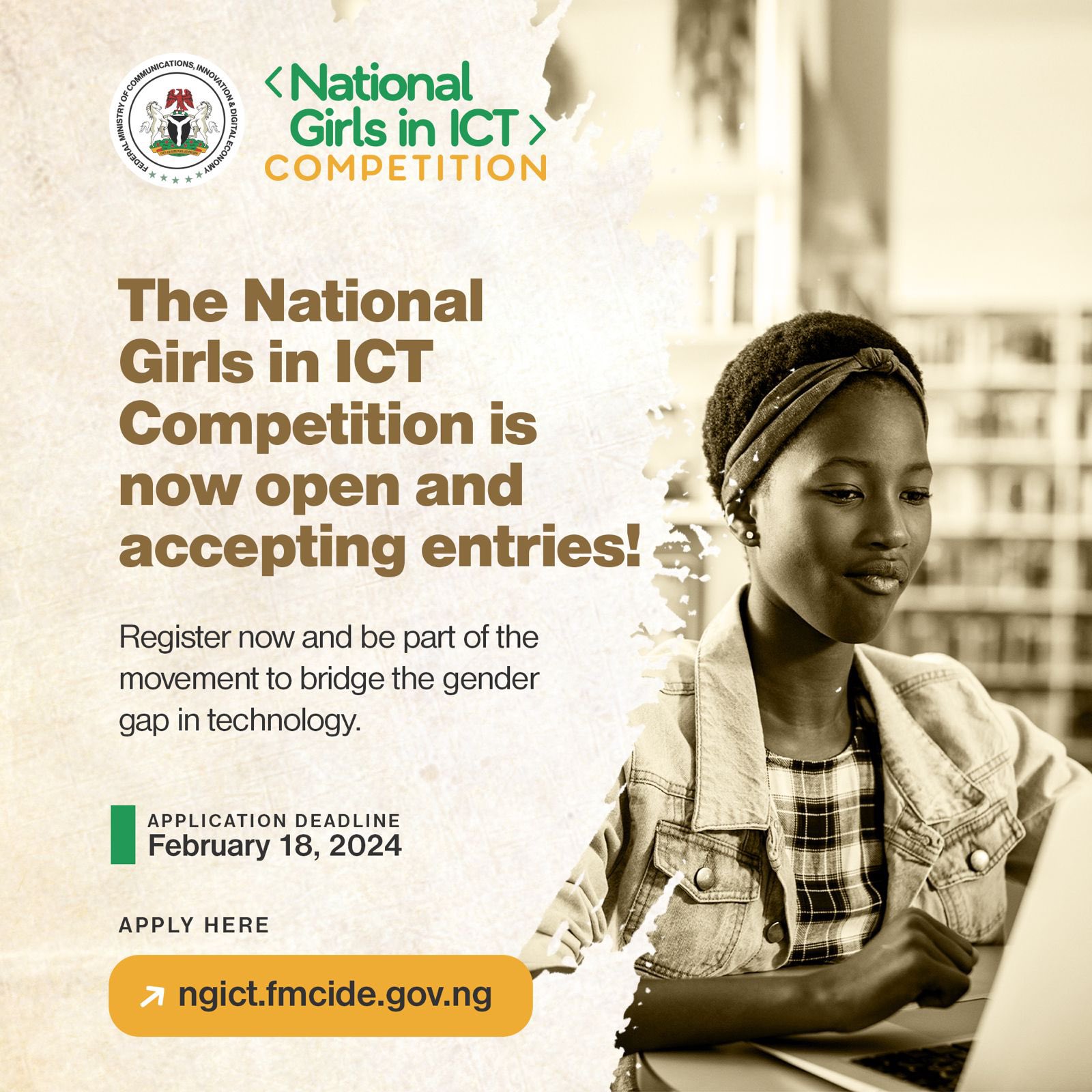 Applications Now Open: National Girls in ICT Competition 2024