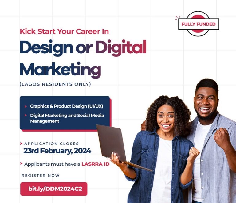 USADF/NerdzFactory Design and Digital Marketing School Lagos Program (Fully Funded)