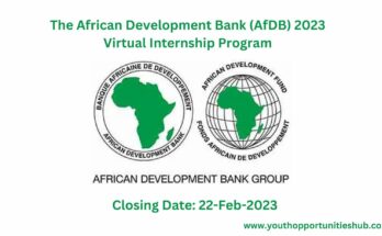 The African Development Bank (AfDB) 2023 Virtual Internship Program