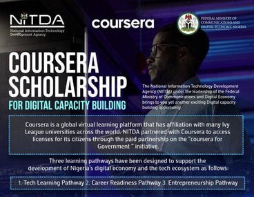 NITDA/Coursera Tech Scholarship 2023 For Nigerians