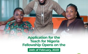 Teach For Nigeria Fellowship Program 2023