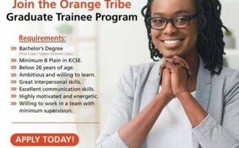 GTCO Orange Tribe Graduate Trainee Program 2023 for Young Graduates.