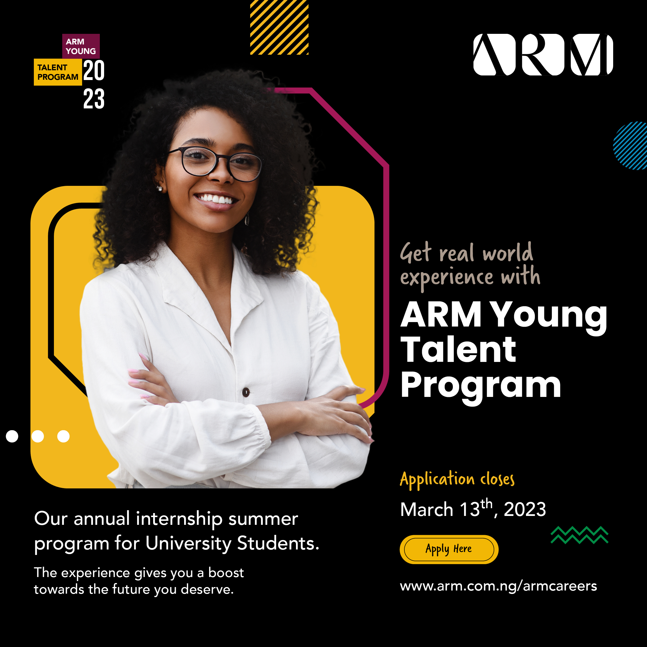 Asset & Resource Management (ARM) Young Talent (Internship) Programme 2023