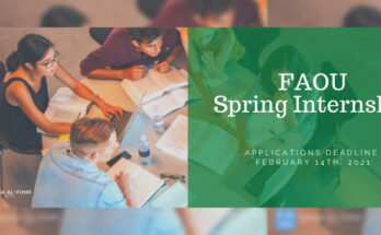 FAOU Spring Internship Program 2023