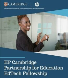 HP/Cambridge Partnership for Education Fellowship 2023