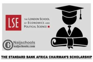 The Standard Bank Africa Chairman’s Scholarship 2023