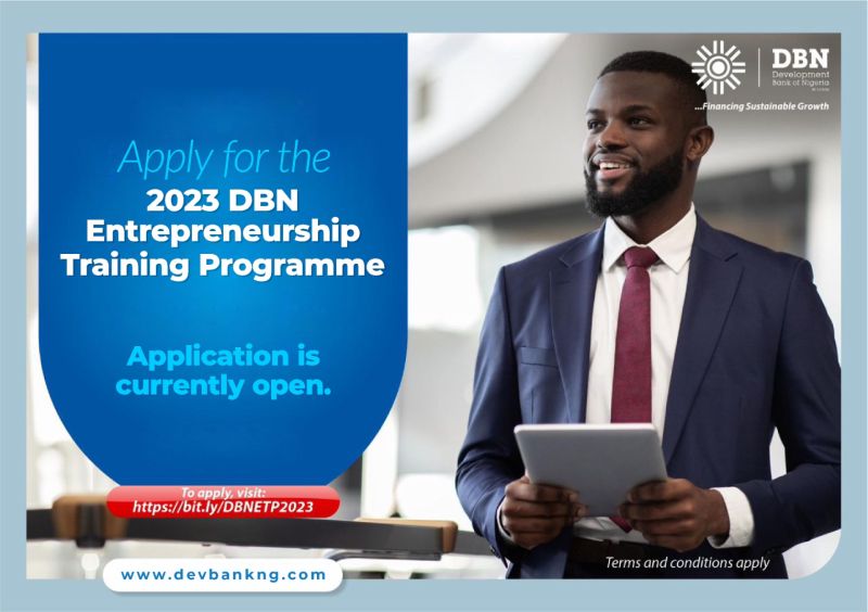 Development Bank of Nigeria Entrepreneurship Training Program 2023