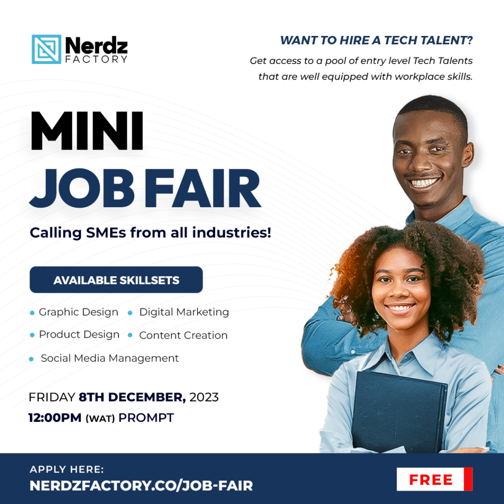 Nerdzfactory Mini Job Fair For SMEs From All Industries!