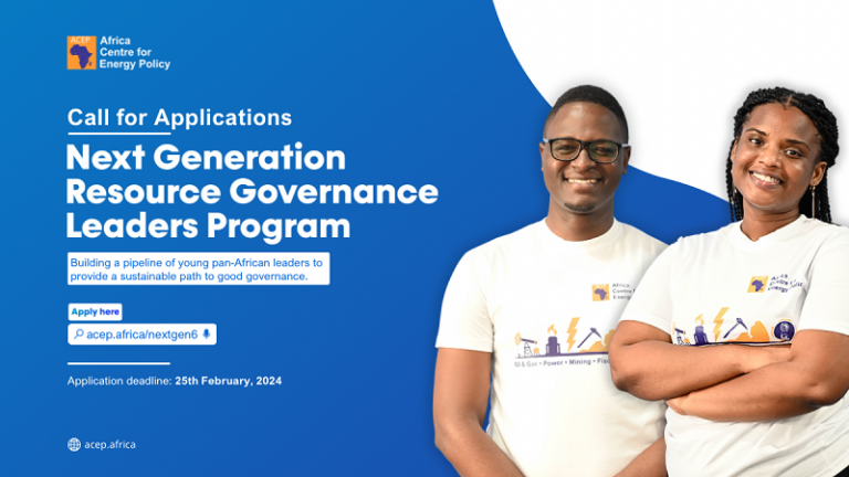 Call for Applications: Next Generation Resource Governance Leaders Program 2024
