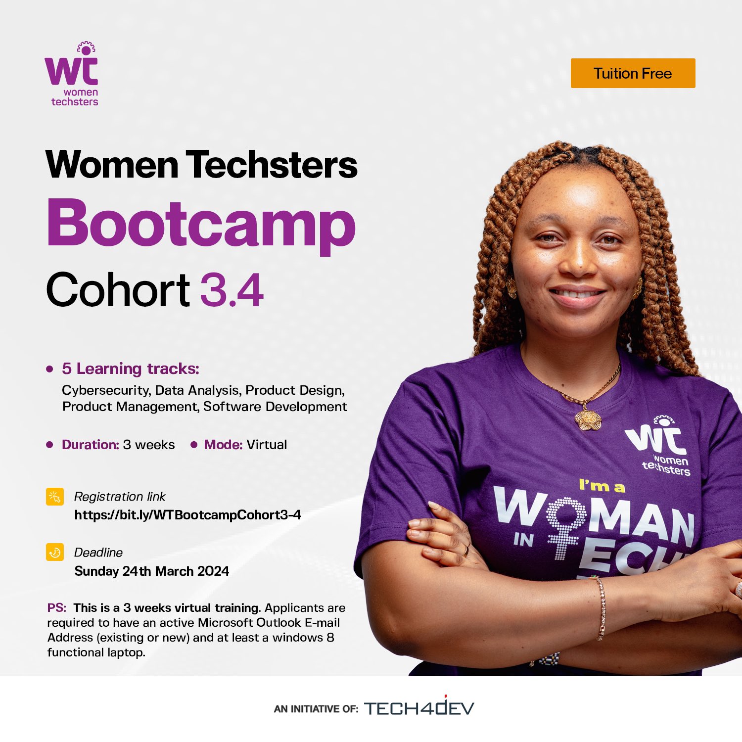 Tech4Dev Women Techsters Bootcamp 2024 (Cohort 3.4)