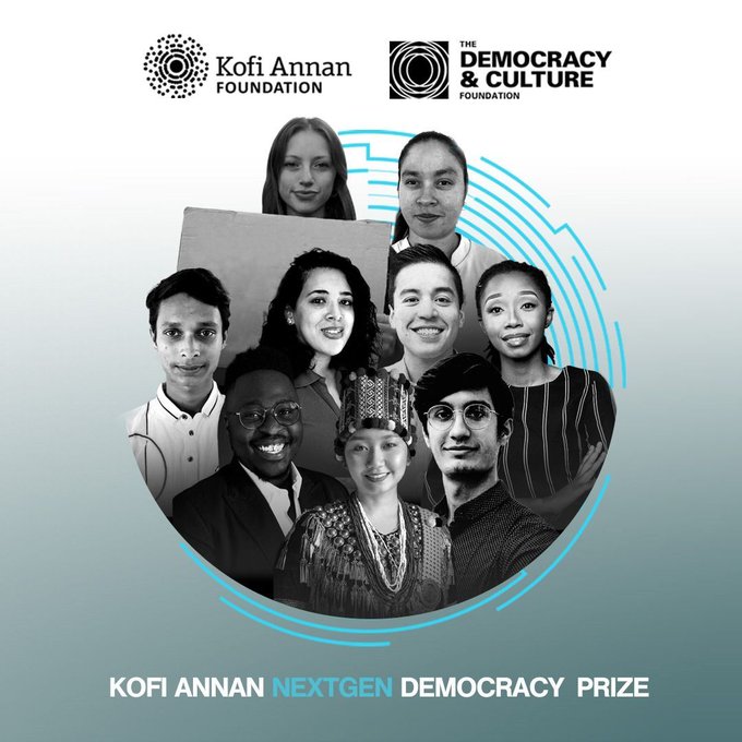 Kofi Annan NextGen Democracy Award 2024 |USD 10,000 Prize