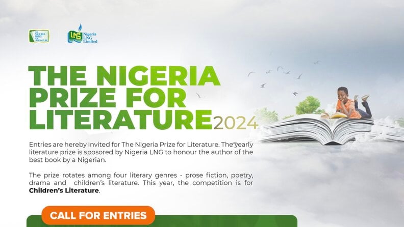 Nigeria LNG Nigeria Literature Prize for Young Nigerian Writers 2024  |$USD100,000 Prize