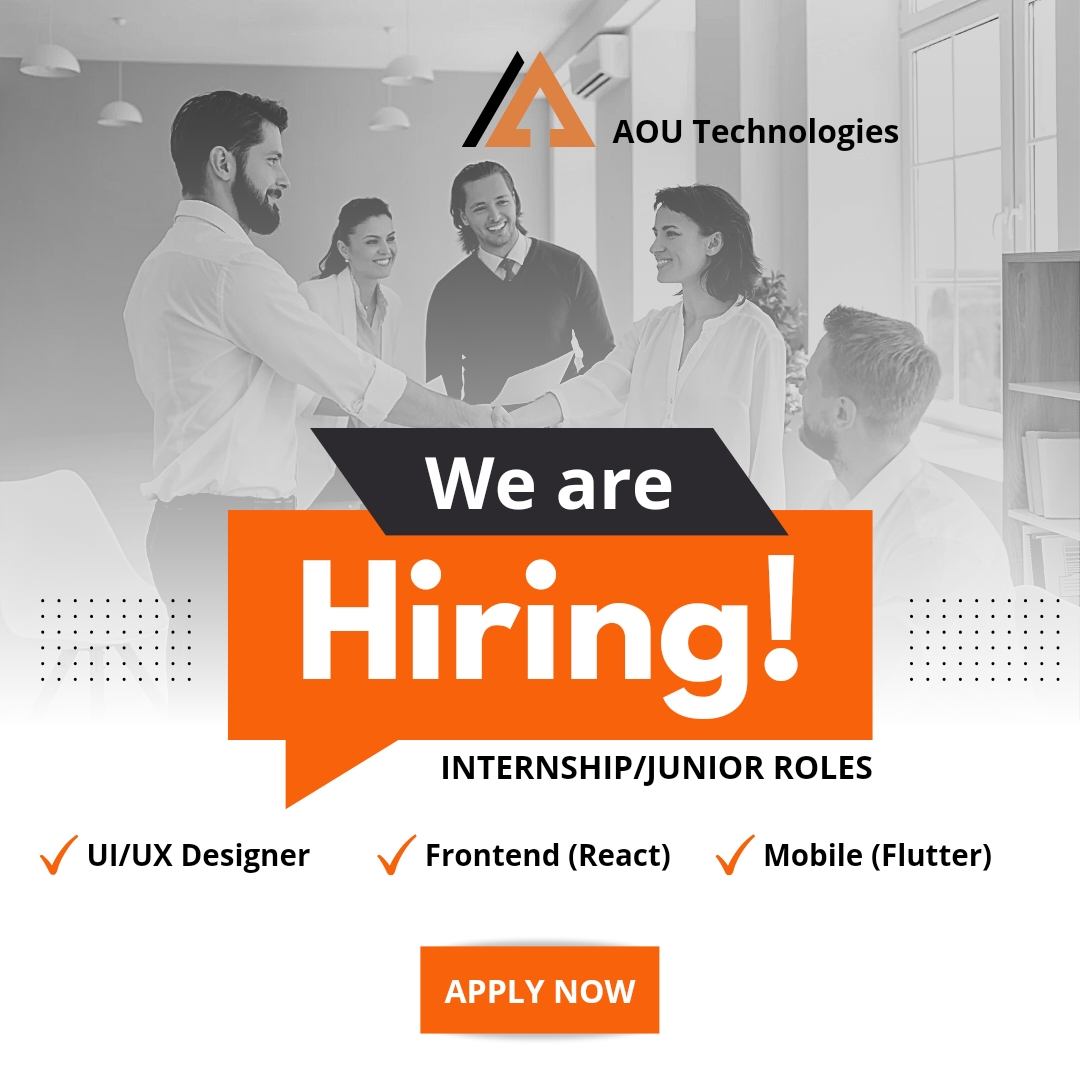 Interns/Junior Level Designers and Developers Needed at AouTechnologies