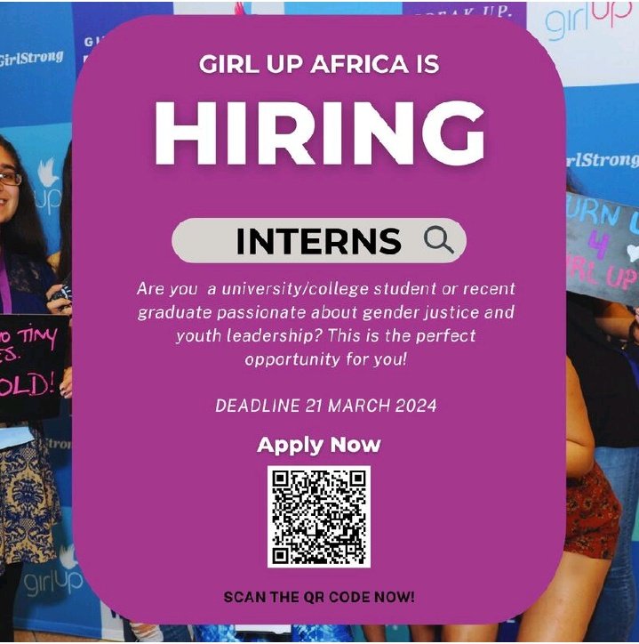 Girl Up Africa Internship Program 2024 (Paid, Remote)