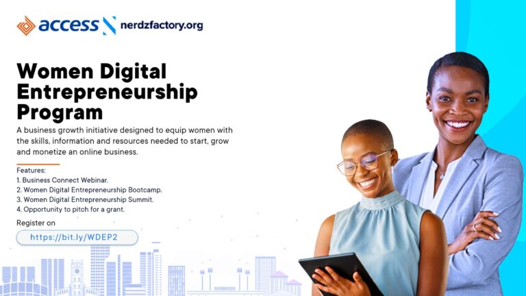 Call for Applications: Women Digital Entrepreneurship Program (WDEP) 4.0 (A Business Growth Initiative to Equip WOMEN with Digital Skills)