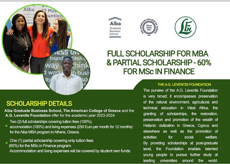 Leventis Foundation Scholarships for Nigerians 2024 |Fully Funded