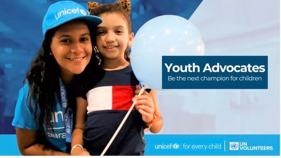 UNICEF Youth Advocates Programme 2024 for Young Professionals |12 month UN Volunteer Experience