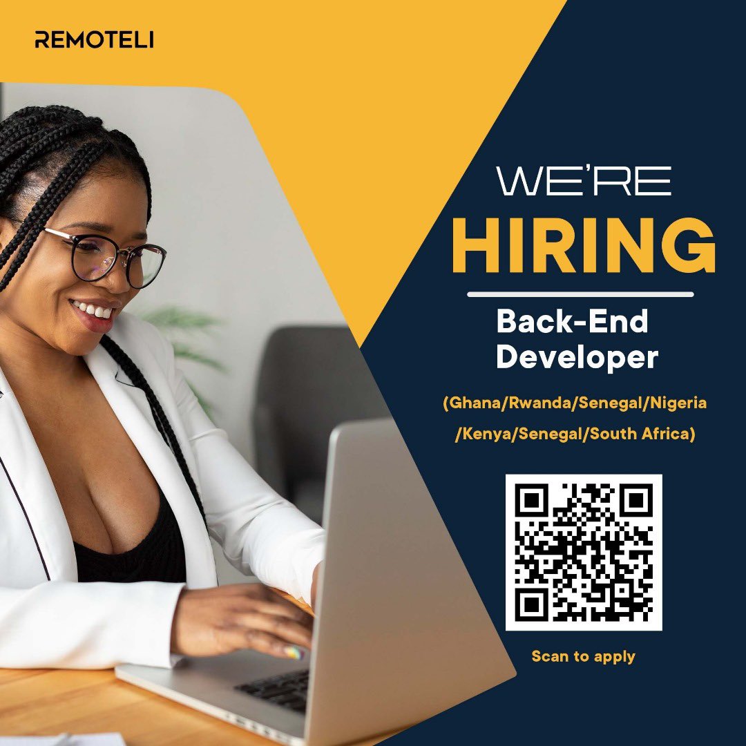 Remote Back-End Developer Needed at Remoteli