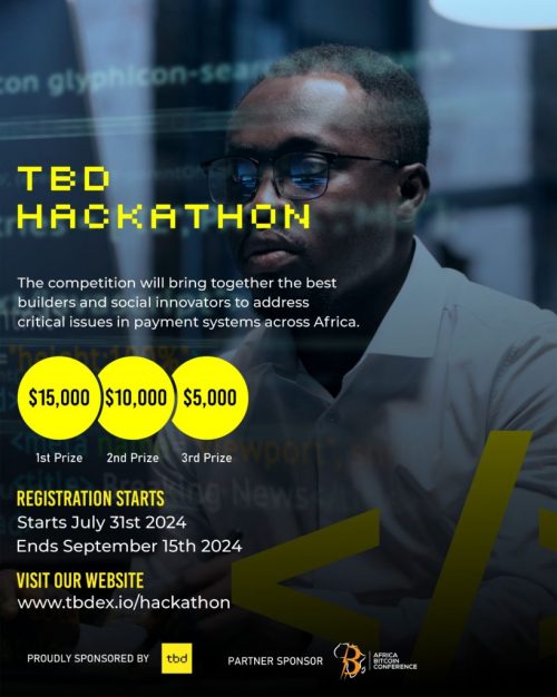 Africa Bitcoin Conference: TBD Hackathon | Up to $20,000 in BTC