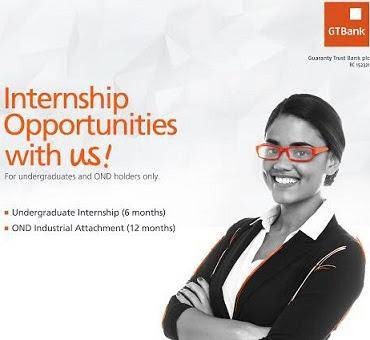 GTBank Internship Programme 2024 for Nigerians