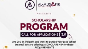 AlMusaafir Foundation Scholarship 2025