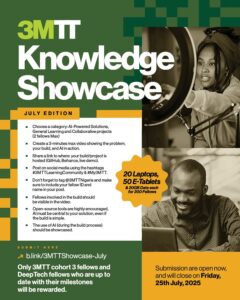 3MTT Knowledge Showcase – July Edition | Win a Laptop or 5G Mi-Fi Router