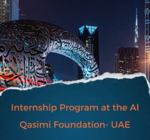 Al Qasimi Foundation Internship 2025