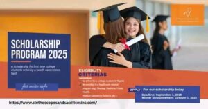 2025 Stethoscopes and Sacrifices Scholarship