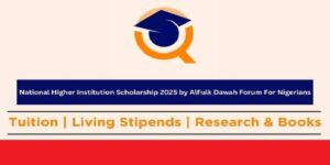 Al-Fulk Dawah Forum Scholarship 2025/26