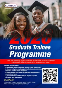 Cormart Graduate Trainee Program 2026 for Nigerians