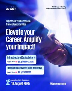 KPMG Nigeria Graduate Trainee Opportunities for Young Nigerians 2026