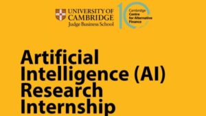 2025 University of Cambridge AI Research Internship