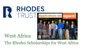 2026 Rhodes West Africa Scholarship